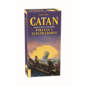 Juego de mesa devir catan piratas y exploradores 5 - 6 jugadores D