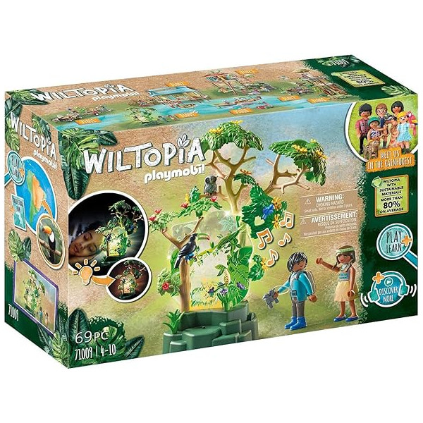 Playmobil wiltopia floresta tropical com noite louz D