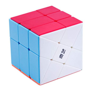 Cubo de rubik qiyi windmill 3x3 stickerless D