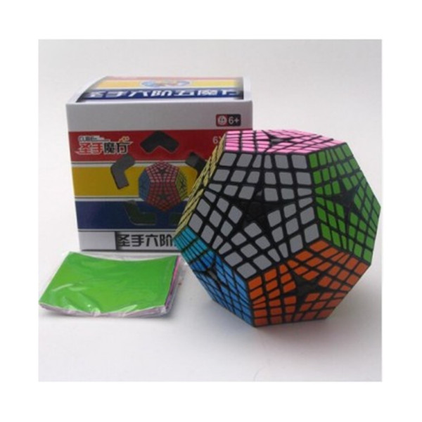 Cubo de rubik shengshou elite kilominx 6x6x6 negro D