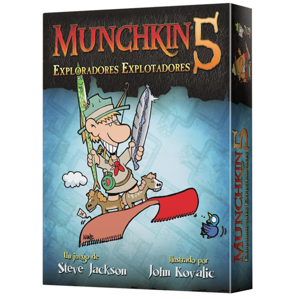 Jogo de tabuleiro Munchkin 5: exploradores pegi 10 D