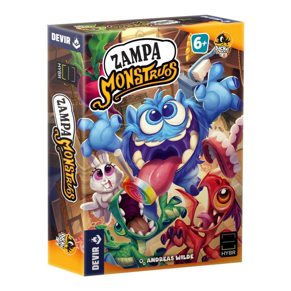 Jogo de tabuleiro de monstros Devir Zampa D