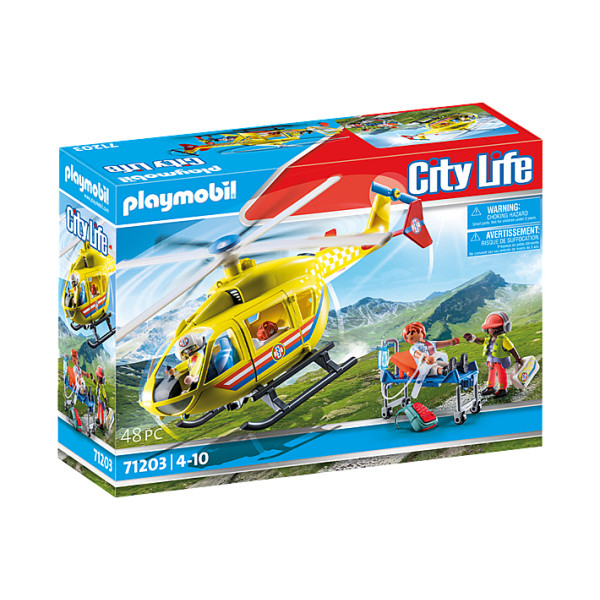 Resgate de helicóptero Playmobil D