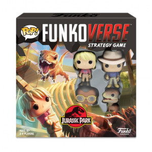 Funkoverse Jurassic Park jogo de tabuleiro edição 100 versão em inglês D