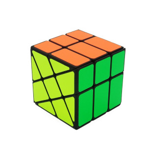 Cubo de rubik qiyi windmill 3x3 negro D