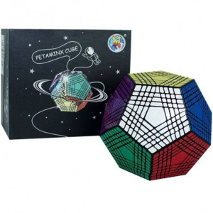 Cubo de rubik shengshou petaminx dodecaedro 9x9 negro D