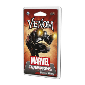 Jogo de tabuleiro dos campeões da Marvel: Venom 60 cartas Pegi 14 D