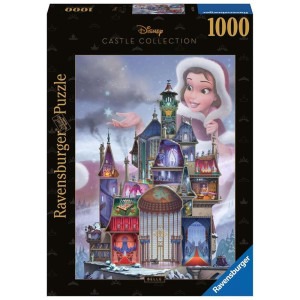 Quebra-cabeça ravensburger disney castelos - belas 1000 peças D