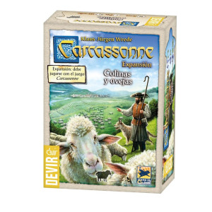 Juego de mesa devir carcassonne colinas y ovejas edicion 2019 D