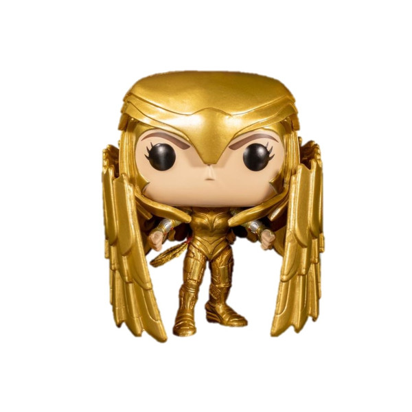 Funko pop dc wonder woman 1984 wonder woman traje dorado efecto metalico exclusivo 46659 D