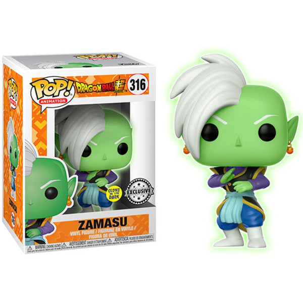 Funko pop dragon ball super zamasu glow in the dark brillo en la oscuridad exclusivo 26634 D