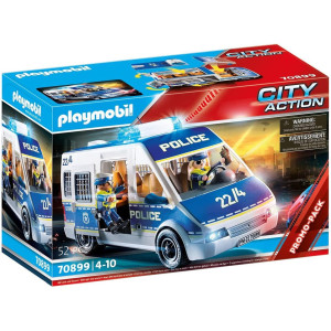 Playmobil coche de policia con luz y sonido D