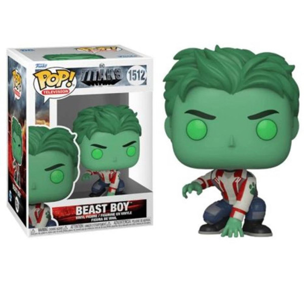 Funko pop dc comics series tv titans s1 beast boy 75874 D