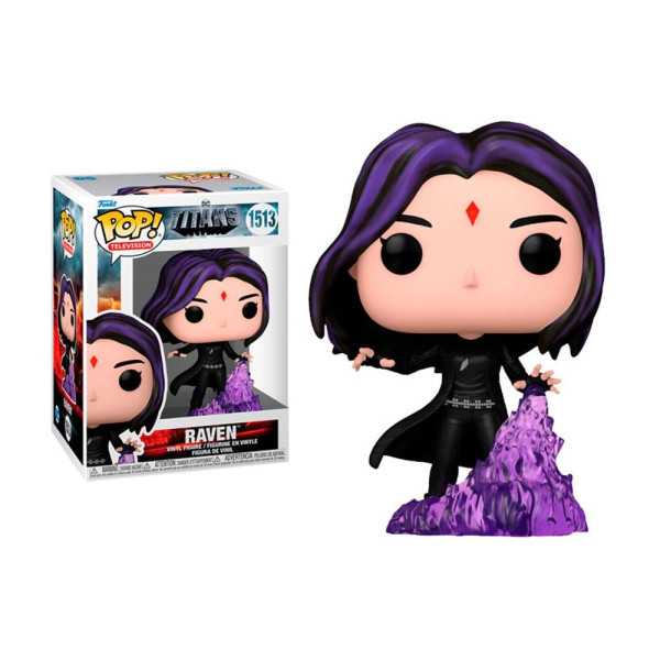 Funko pop dc comics série tv titans s1 raven 75878 D