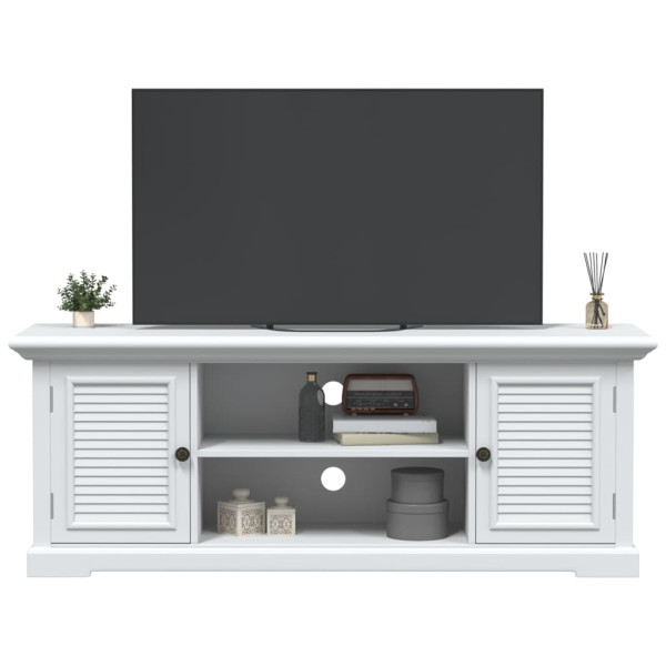 Mobiliário para TV madeira de engenharia branca 110x30x41 cm D
