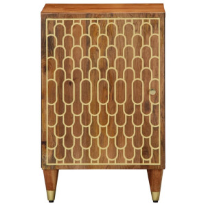 Mueble de baño madera maciza de mango 38x33x58 cm H