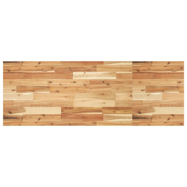 Acácia de madeira maciça de mesa sem tratamento 120x50x2 cm D