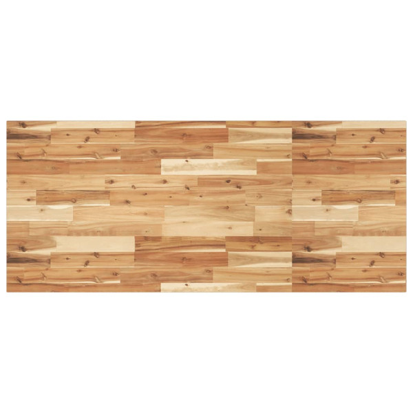 Acácia de madeira maciça de mesa sem tratamento 140x60x2 cm D