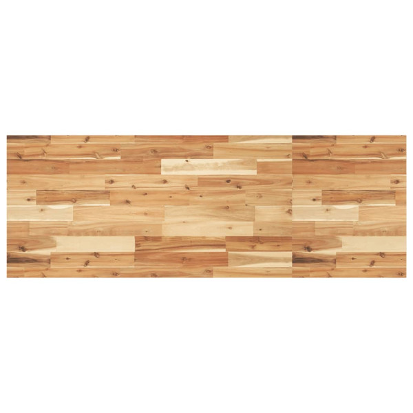 Acácia de madeira maciça de mesa sem tratamento 140x50x2 cm D