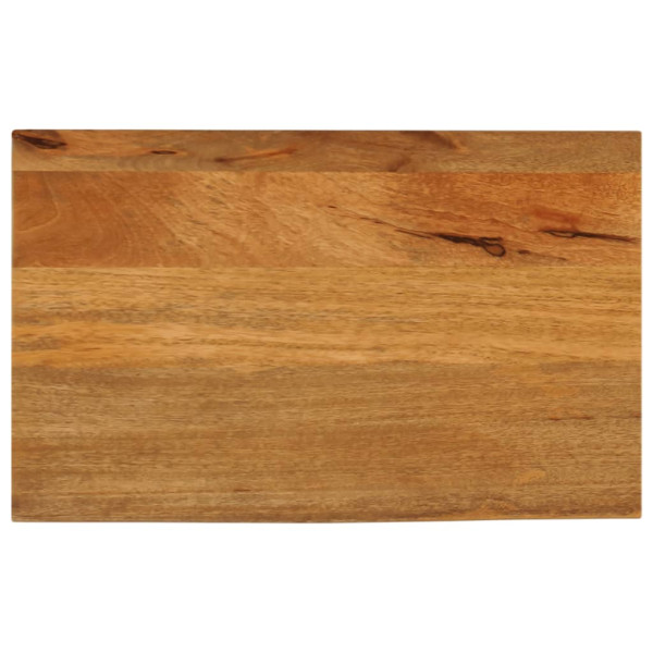 Tablero de mesa borde natural madera maciza mango 50x20x2.5 cm D