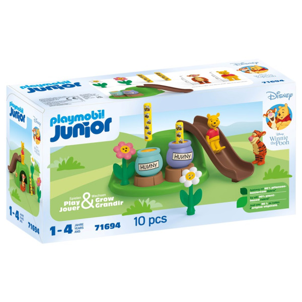 Playmobil júnior: disney winnie o pooh & tigger bee jardim D