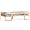 Estructura de cama para niños madera maciza de pino 75x190 cm 1