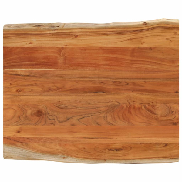 Quadro de mesa borda natural retangular acacia 90x80x3.8 cm D