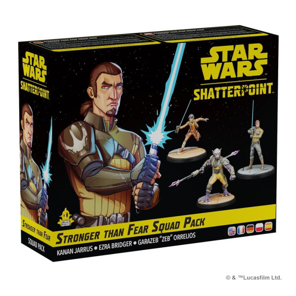 Juego de mesa star wars shatterpoint stronger than fear squad pack edad recomendada 14 años D