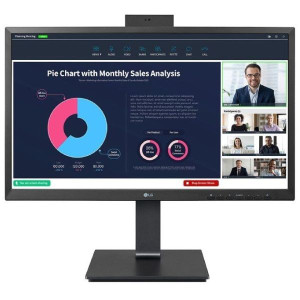 Monitor LG 23.8" FHD 24BP75CP-B negro D