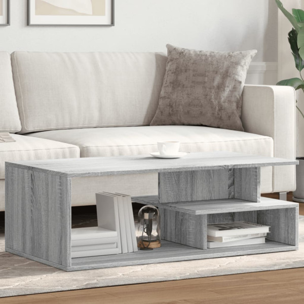 Mesa de quarto madeira de engenharia cinza Sonoma 102x55x35 cm D