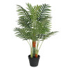 Palmeira artificial com 3 troncos 85 cm PP verde 1