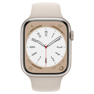 Apple Assista Série 8 GPS + celular 45mm alumínio esporte banda beige D