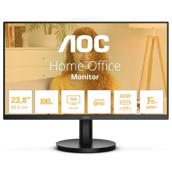 Monitor aoc 24b3ca2 23.8'/ full hd/ multimedia/ negro D