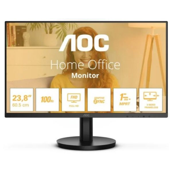 Monitor AOC 23.8" VA 24B3HMA2 negro D