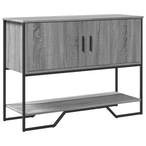 Console de mesa madeira de engenharia cinza Sonoma 100x35x74.5 cm D