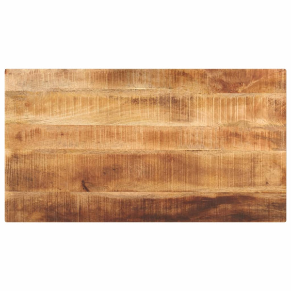 Tablero de mesa rectangular madera mango rugosa 120x60x1.5 cm D