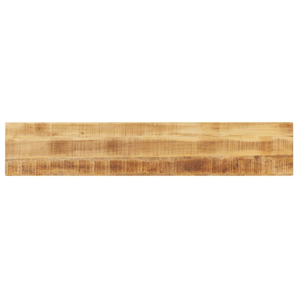 Tablero de mesa rectangular madera mango rugosa 140x20x2.5 cm D