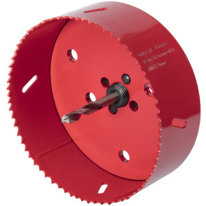 wolfcraft Sierra de corona 152 mm Bi-Metal roja 5498000 D