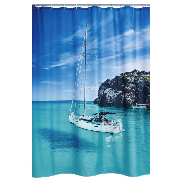 RIDDER Cortina de ducha Sailboat 180x200 cm D