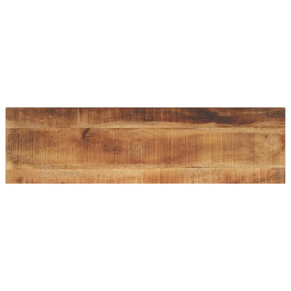 Tablero de mesa rectangular madera mango rugosa 120x30x2.5 cm D