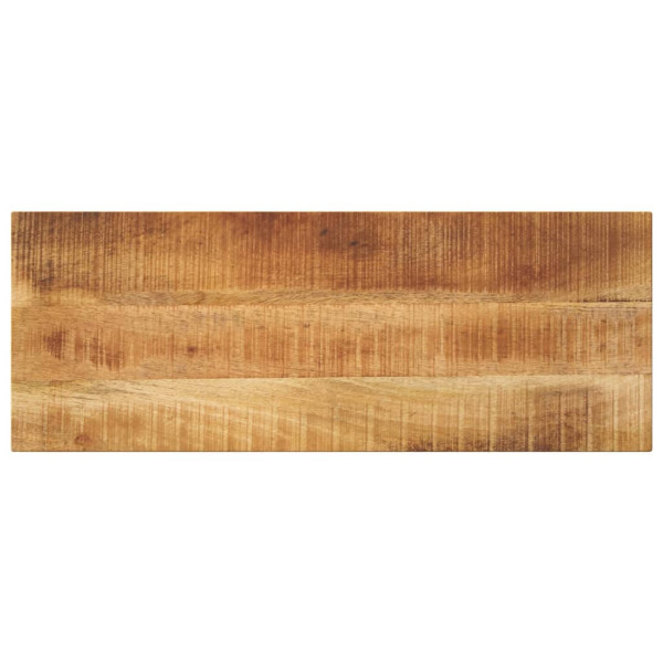 Tablero mesa rectangular madera maciza mango rugosa 70x30x3.8cm D