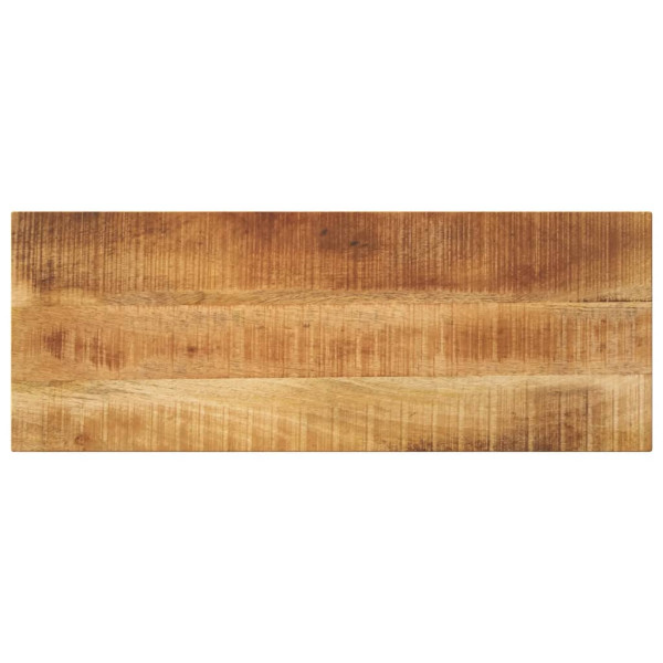 Tablero de mesa rectangular madera mango rugosa 70x40x3.8 cm D