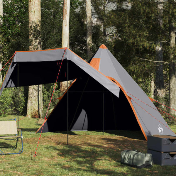 Tenda Tipi para 5 pessoas cinza impermeável D