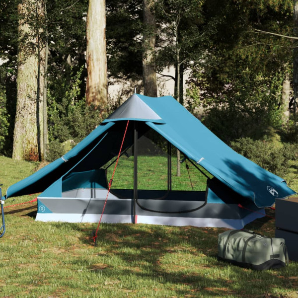 Tenda para 2 pessoas impermeável azul D