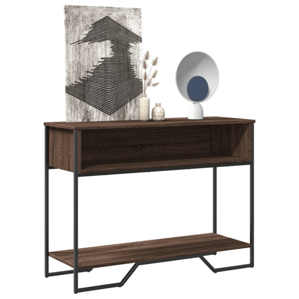 Console de mesa madeira carvalho 100x35x74.5 cm D