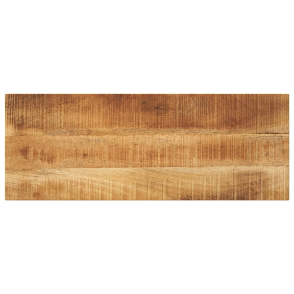 Tablero mesa rectangular madera maciza mango rugosa 90x30x3.8cm D