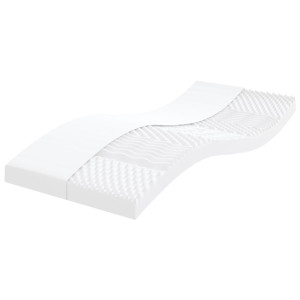 Colchón de espuma de 7 zonas dureza 20 ILD blanco 100x220 cm D