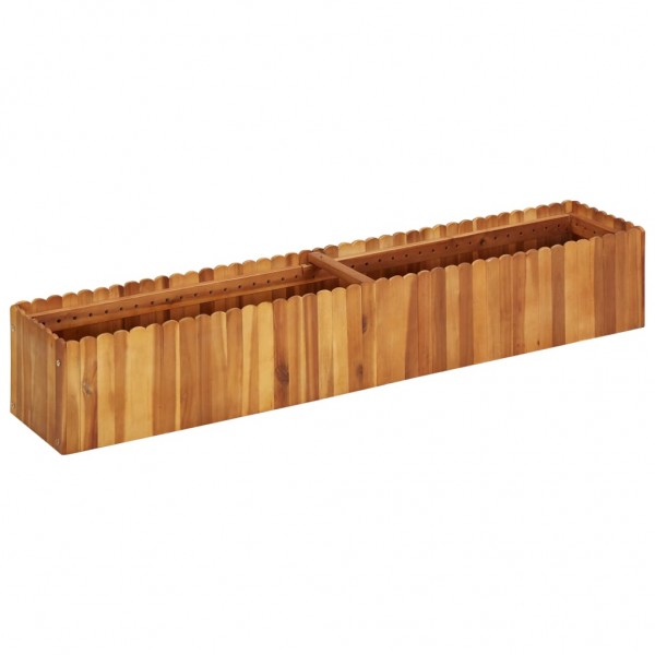 Arraial de madeira maciça de acácia 150x30x25 cm D