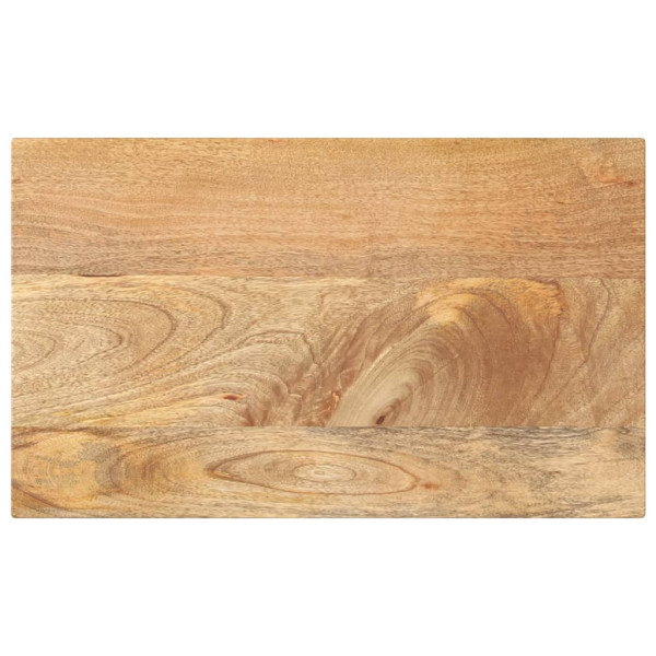 Tablero de mesa rectangular madera maciza mango 50x20x3.8 cm D