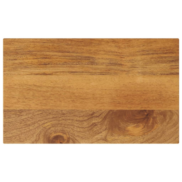 Tablero de mesa rectangular madera maciza mango 50x20x2.5 cm D